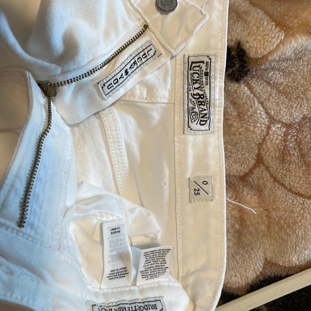 White Lucky Brand jeans   Size 0/25